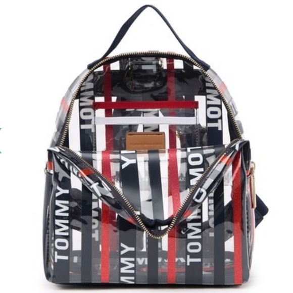 Tommy Hilfiger Bags Tommy Hilfiger Clear Backpack Poshmark